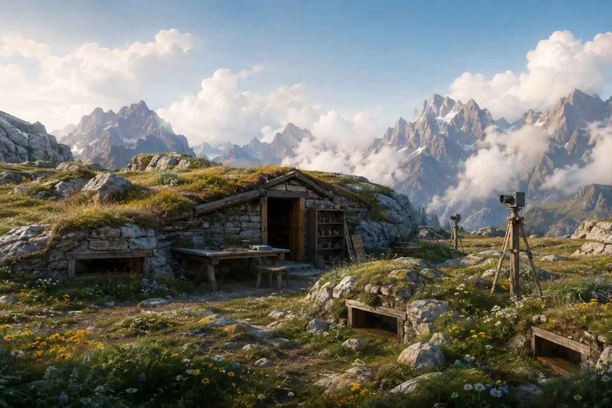 Alpine Marmot Meadow Survey Hut