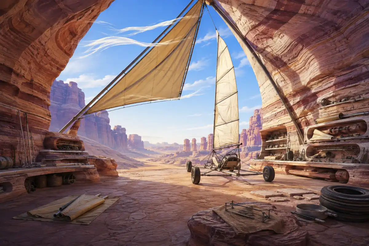 Canyon Sand Yacht Expedition Garage