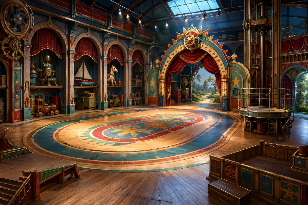 Clockwork Toy Parade Rehearsal Hall