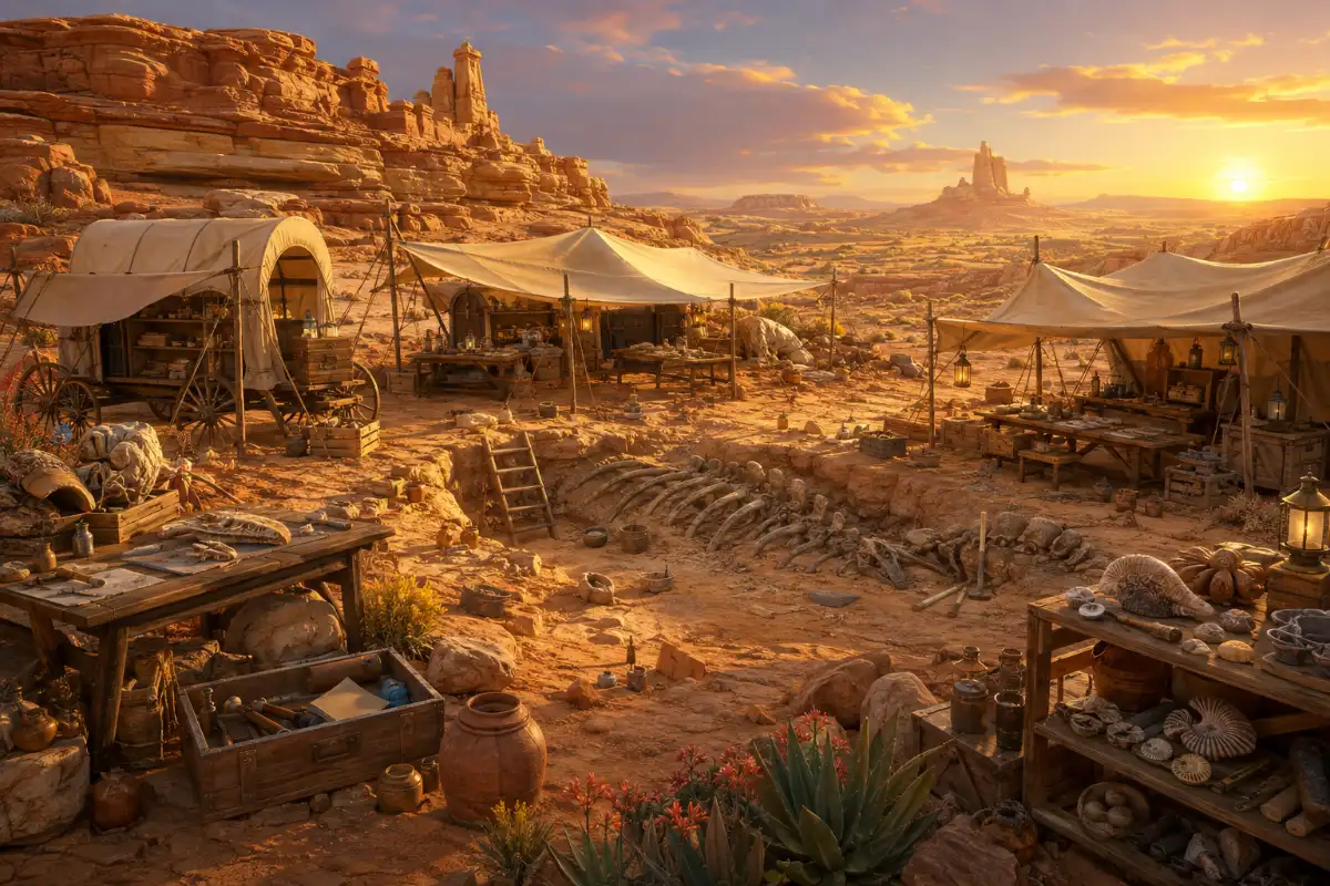 Desert Fossil Caravan Laboratory