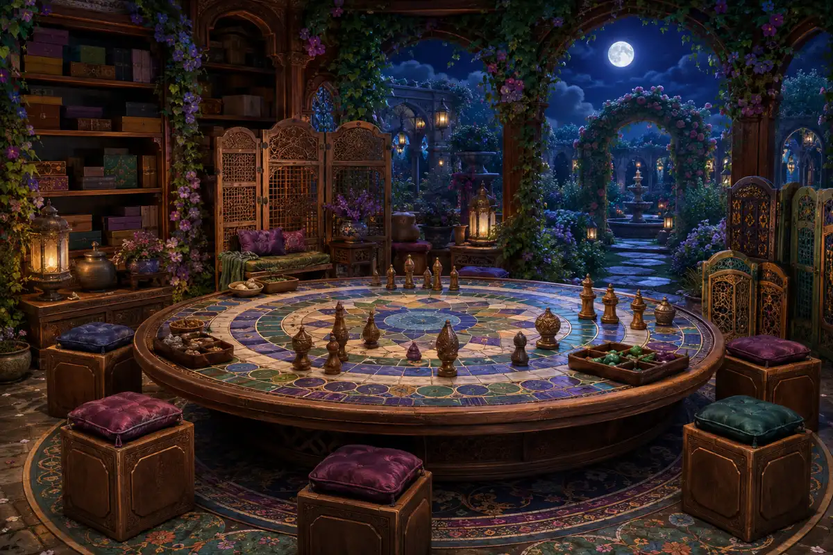 Enchanted Board Game Pavilion