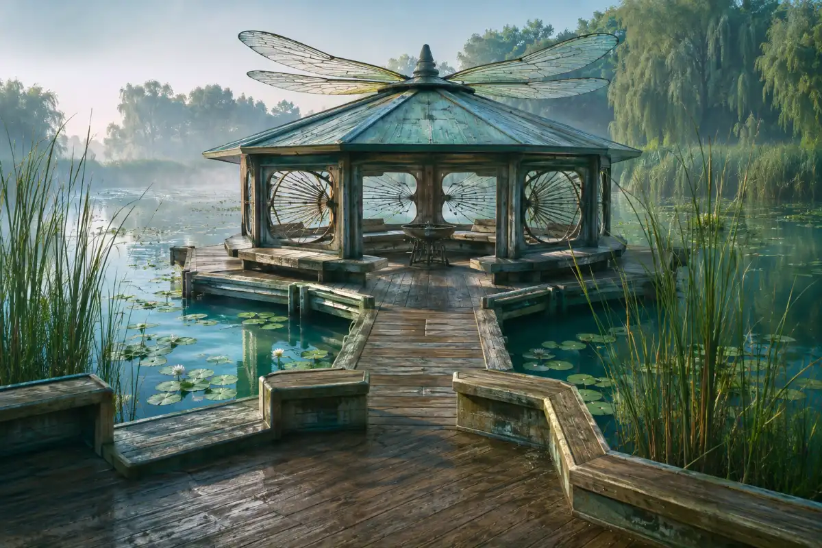 Freshwater Dragonfly Floating Hide