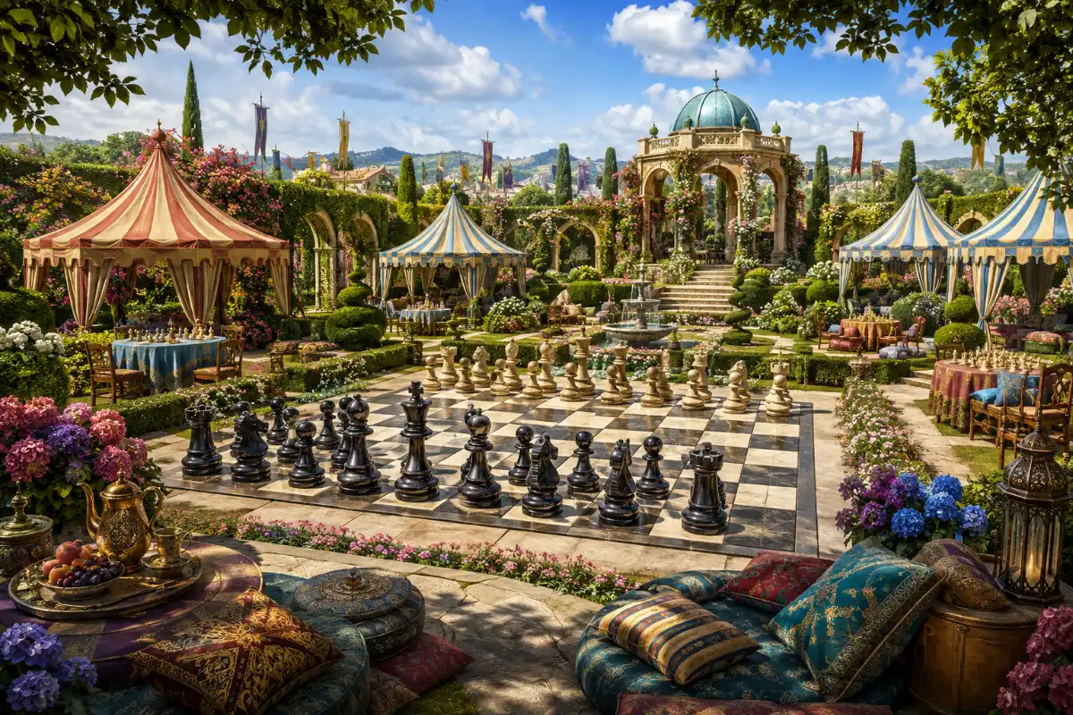 Garden Giant Chess Festival