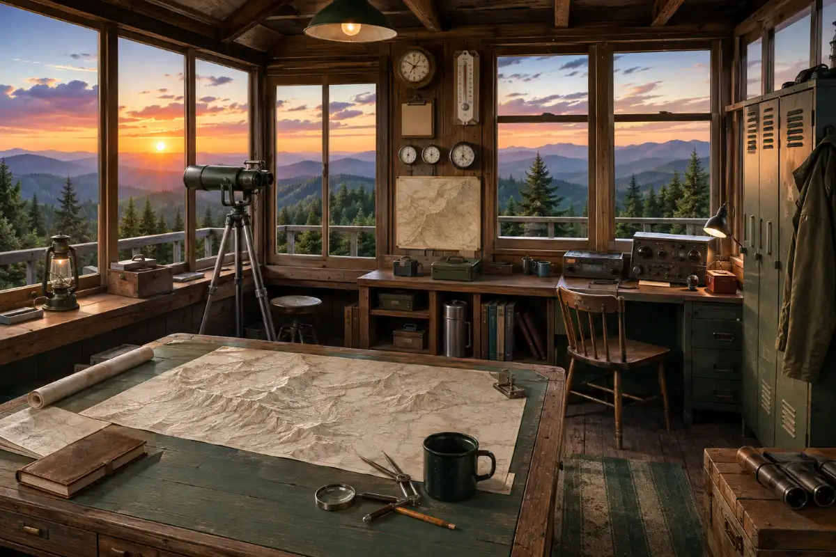 Historic Firewatch Map Room
