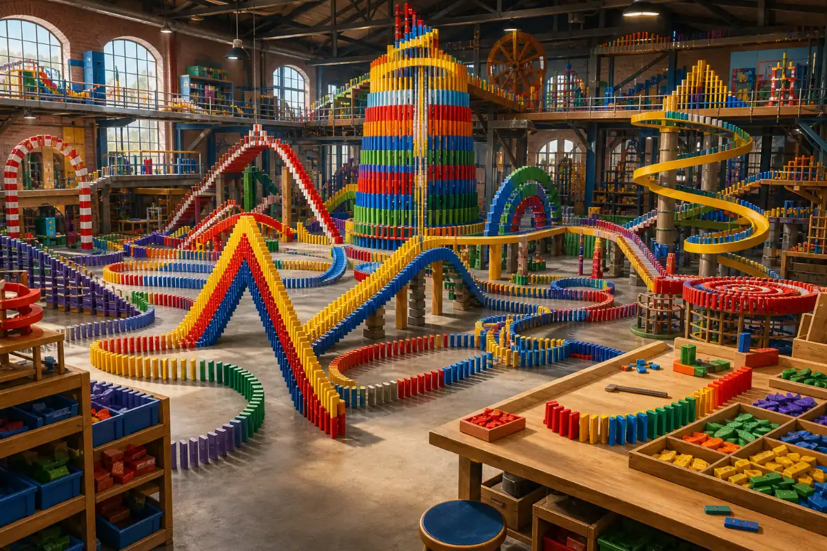 Indoor Domino Rally Studio