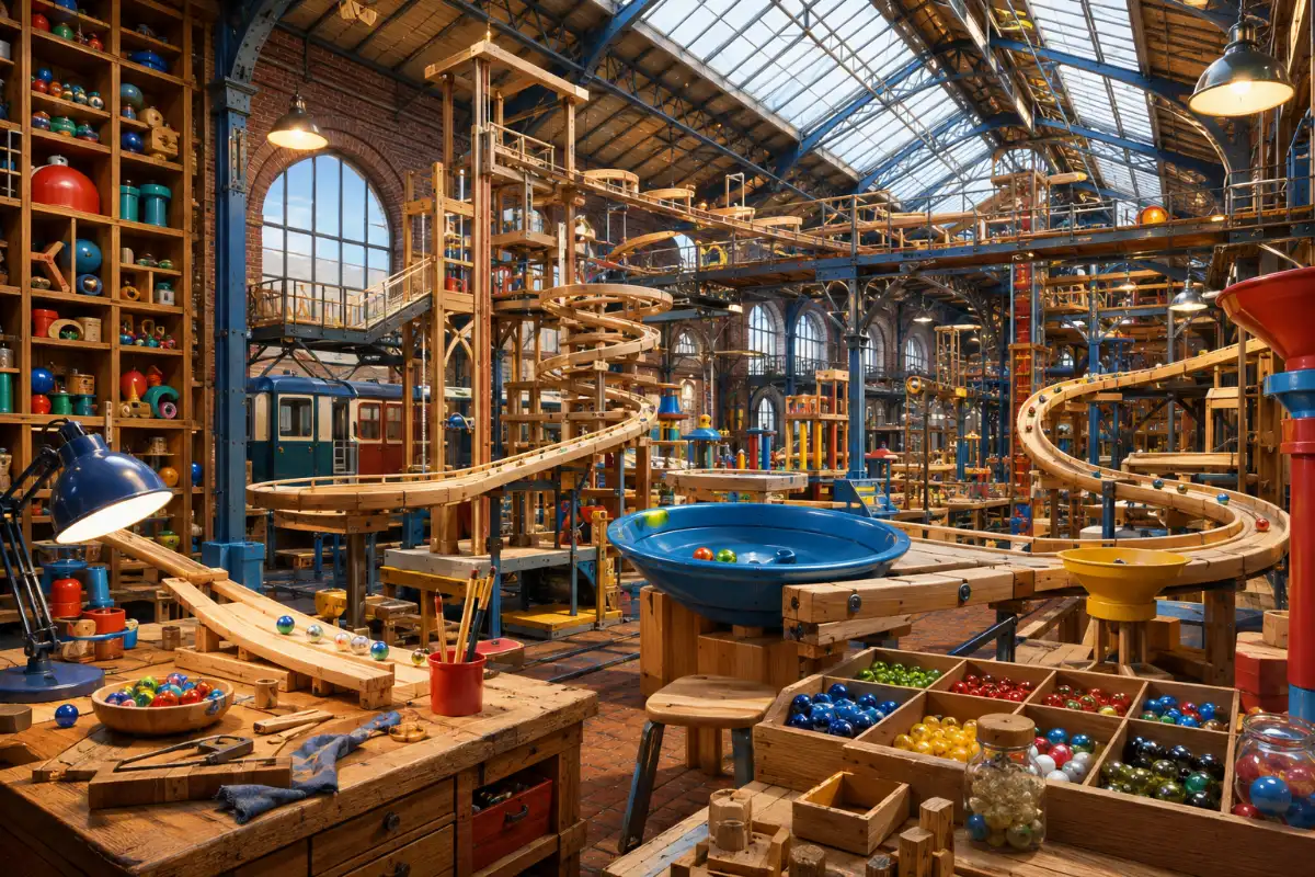 Indoor Marble Run Makers Hall