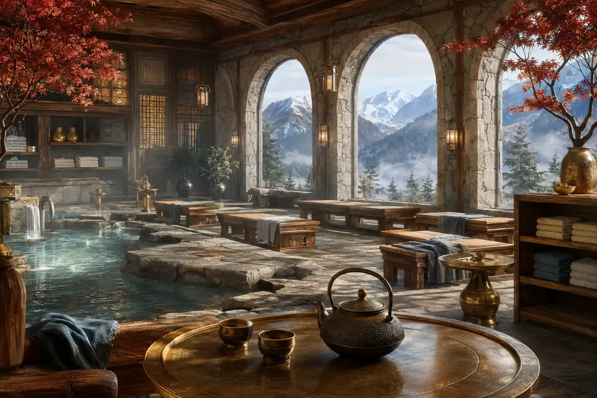 Mountain Bathhouse Reading Gallery