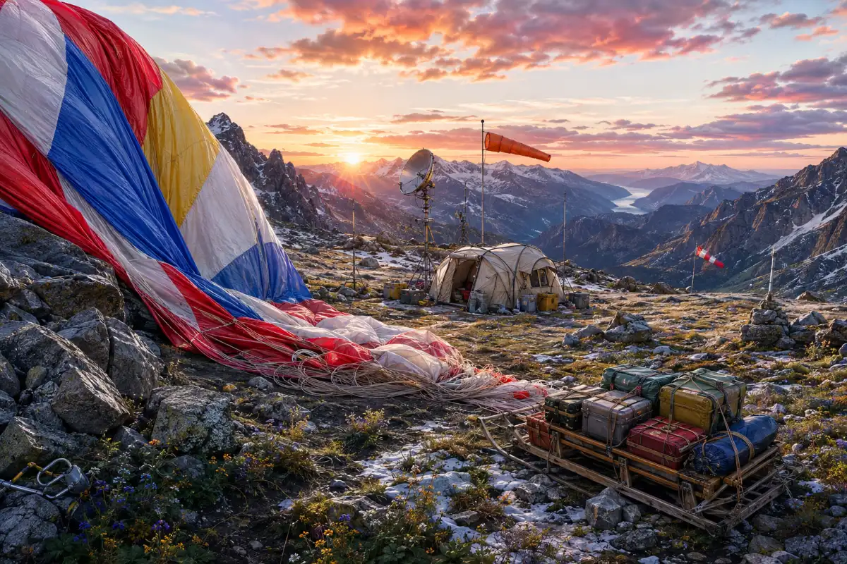 Mountain Weather Balloon Recovery Camp