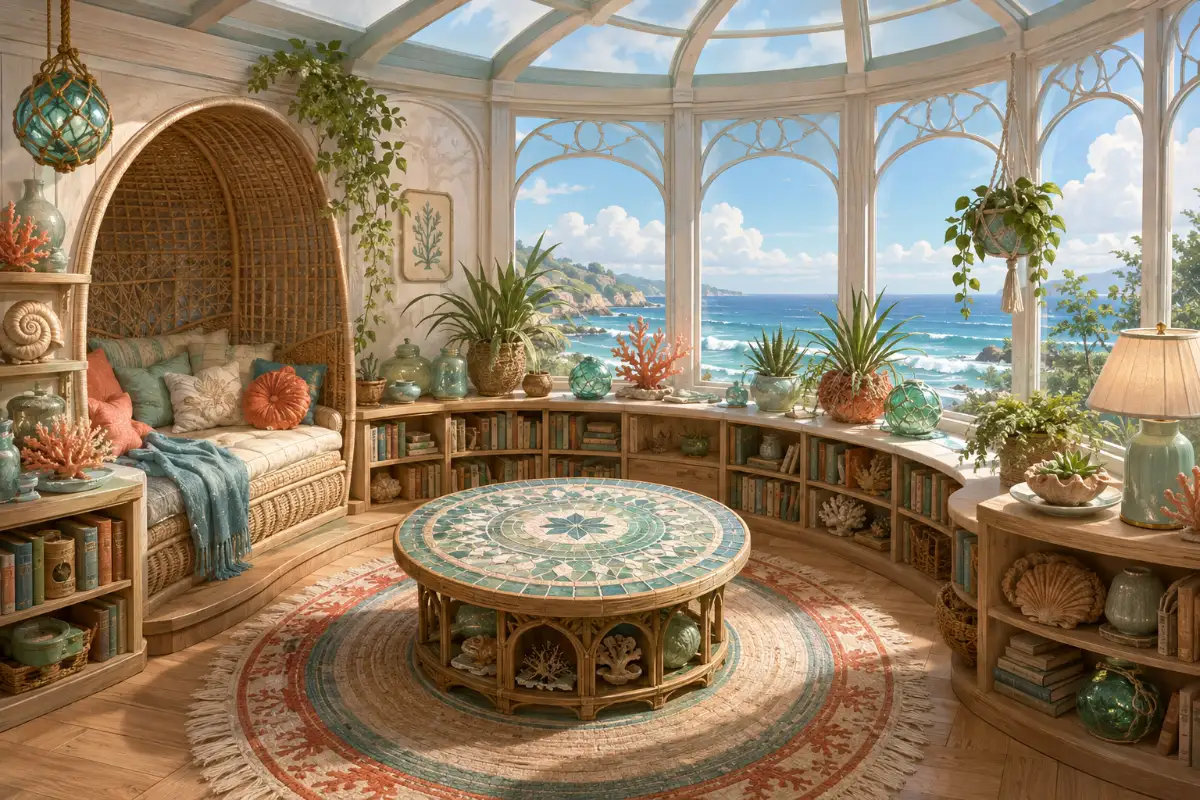 Seaside Conservatory Reading Room