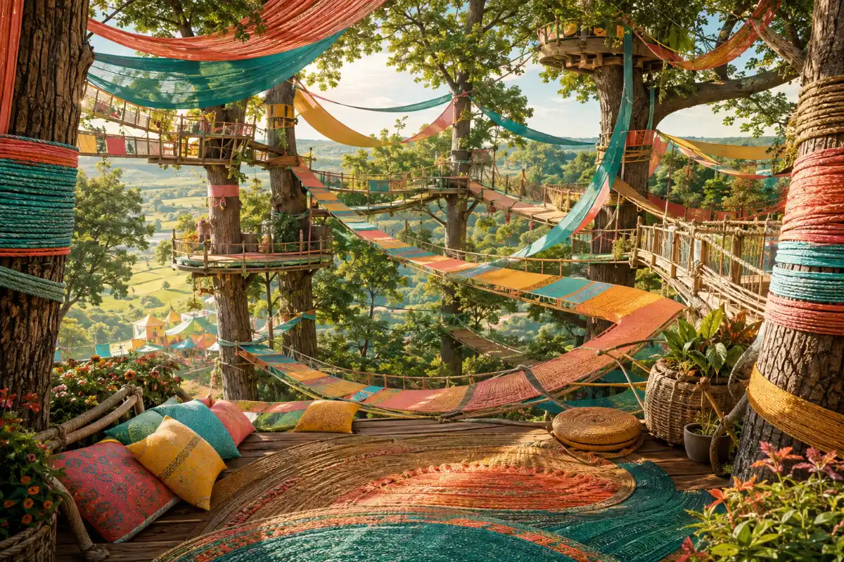 Treetop Ribbon Course Festival