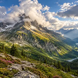 Alpine Ridge Clouds