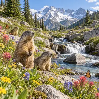 Alpine Wildflower Meadow
