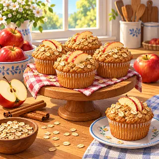 Apple Oat Cupcakes