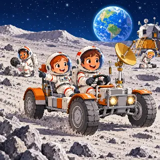 Astronaut Lunar Rover