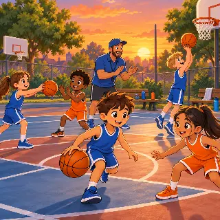 Basketball Court Practice