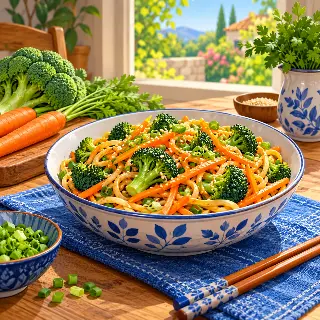 Broccoli Carrot Noodles