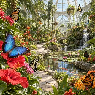 Butterfly Glass Conservatory