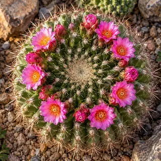 Cactus Rosette Overhead