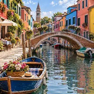 Canal Town Morning