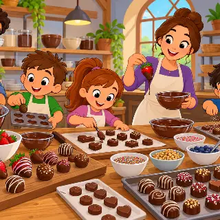 Chocolate Workshop Table