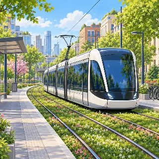 City Light Rail Tram