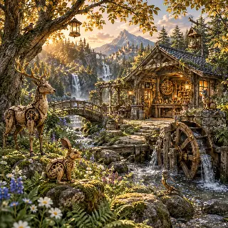 Clockwork Forest Clearing