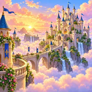 Cloud Castle Sunrise