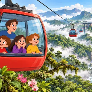 Cloud Forest Tram Journey