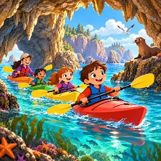 Coastal Cave Kayak Expedition