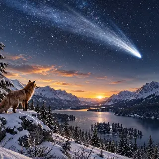 Comet Ice Tail