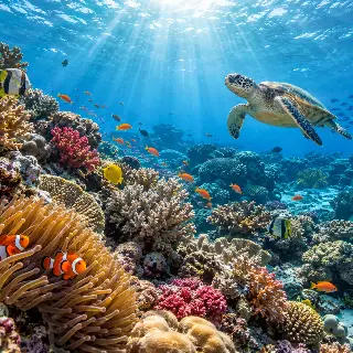 Coral Reef Sunbeams
