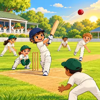 Cricket Ground Afternoon
