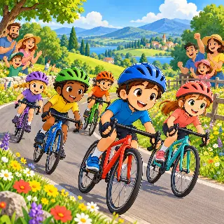 Cycling Hill Race
