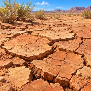 Desert Cracked Clay