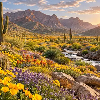 Desert Superbloom Valley