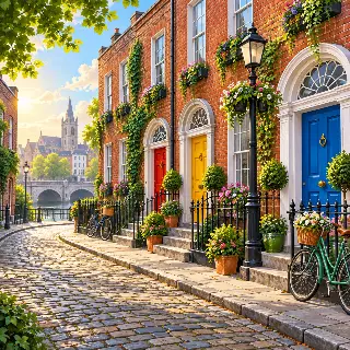 Dublin Colorful Doors