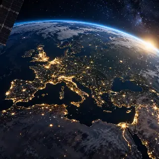 Earth Night Orbit