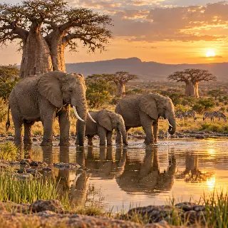 Elephant Baobab Waterhole