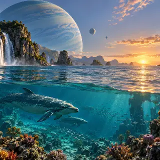 Exoplanet Ocean World