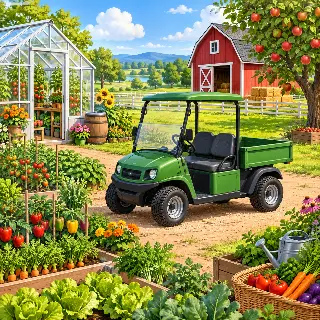 Farm Electric Utility Cart