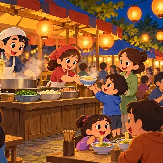Festival Noodle Stall