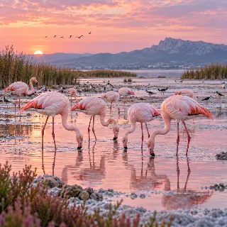 Flamingo Salt Lagoon