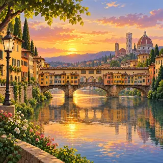 Florence River Bridge