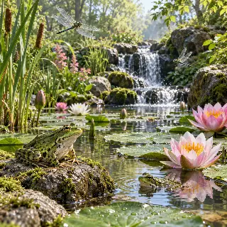 Frog Lily Pond