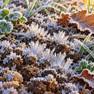 Frosted Soil Crystals