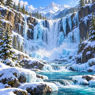 Frozen Waterfall Canyon