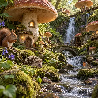 Giant Mushroom Village
