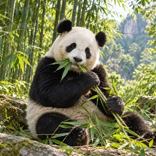 Giant Panda Bamboo Grove
