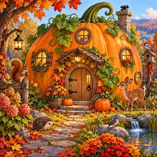 Giant Pumpkin Cottage