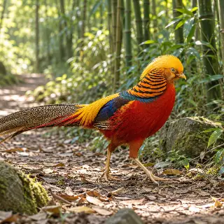 Golden Pheasant Bamboo Path